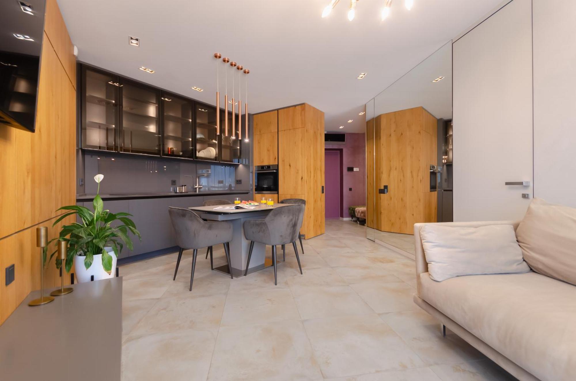 Modern New Cozy Apartment Kvartet Railway Station Киев Экстерьер фото